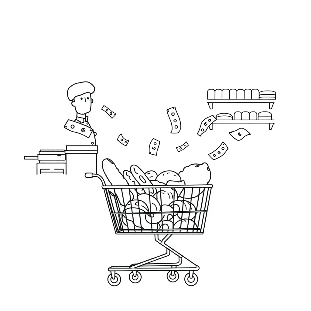 Producer and consumer illustration