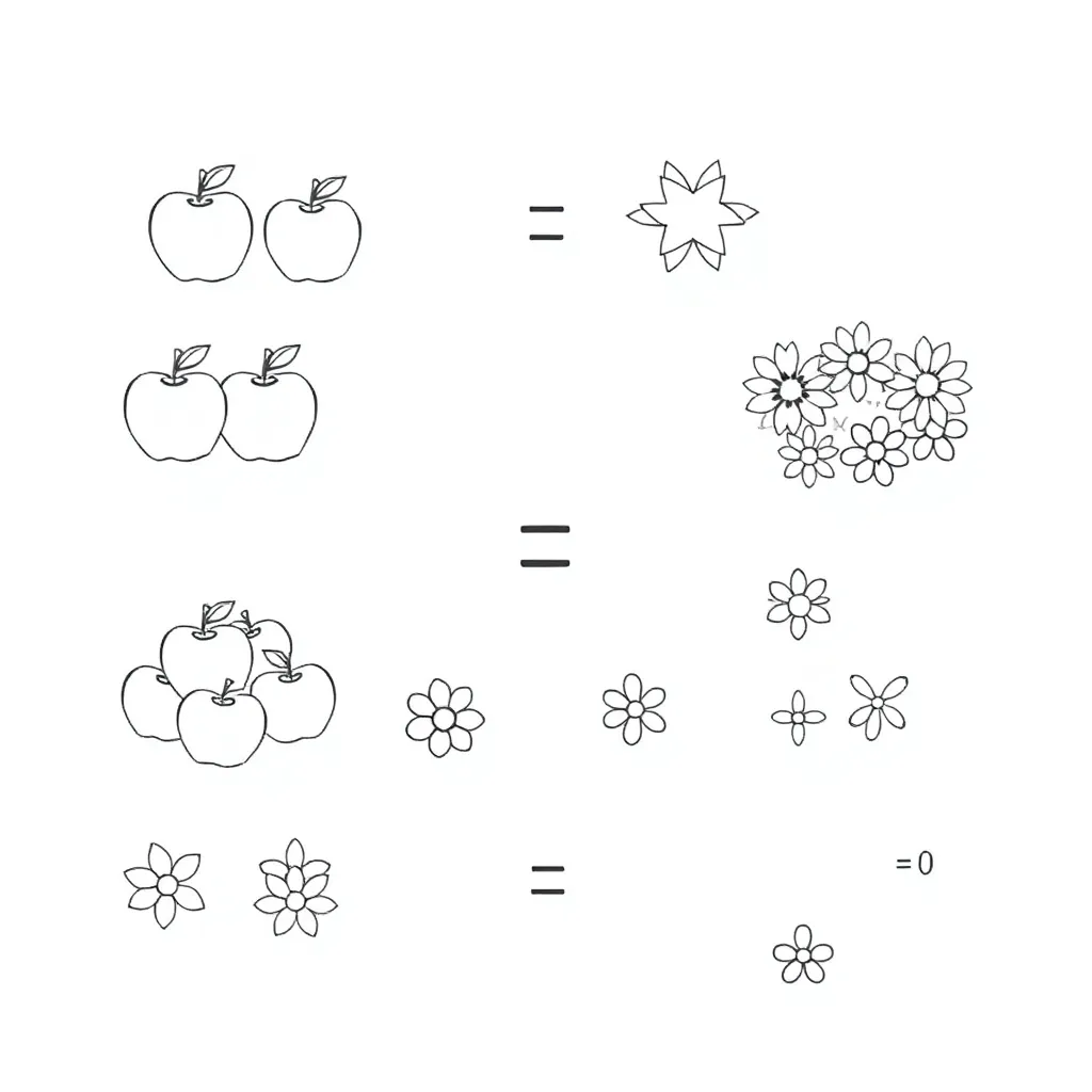 Multiplication properties illustration