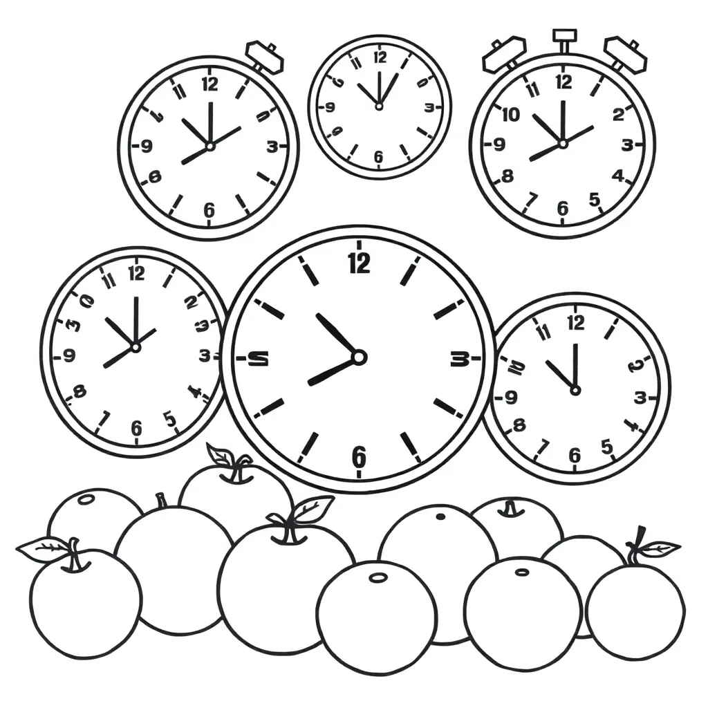 Mathematical symbols and numbers illustration