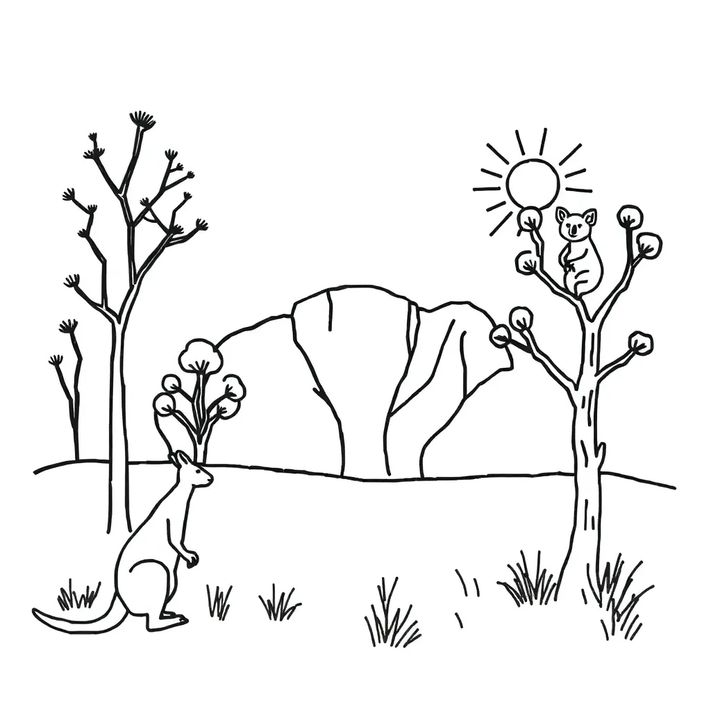 Story setting map illustration