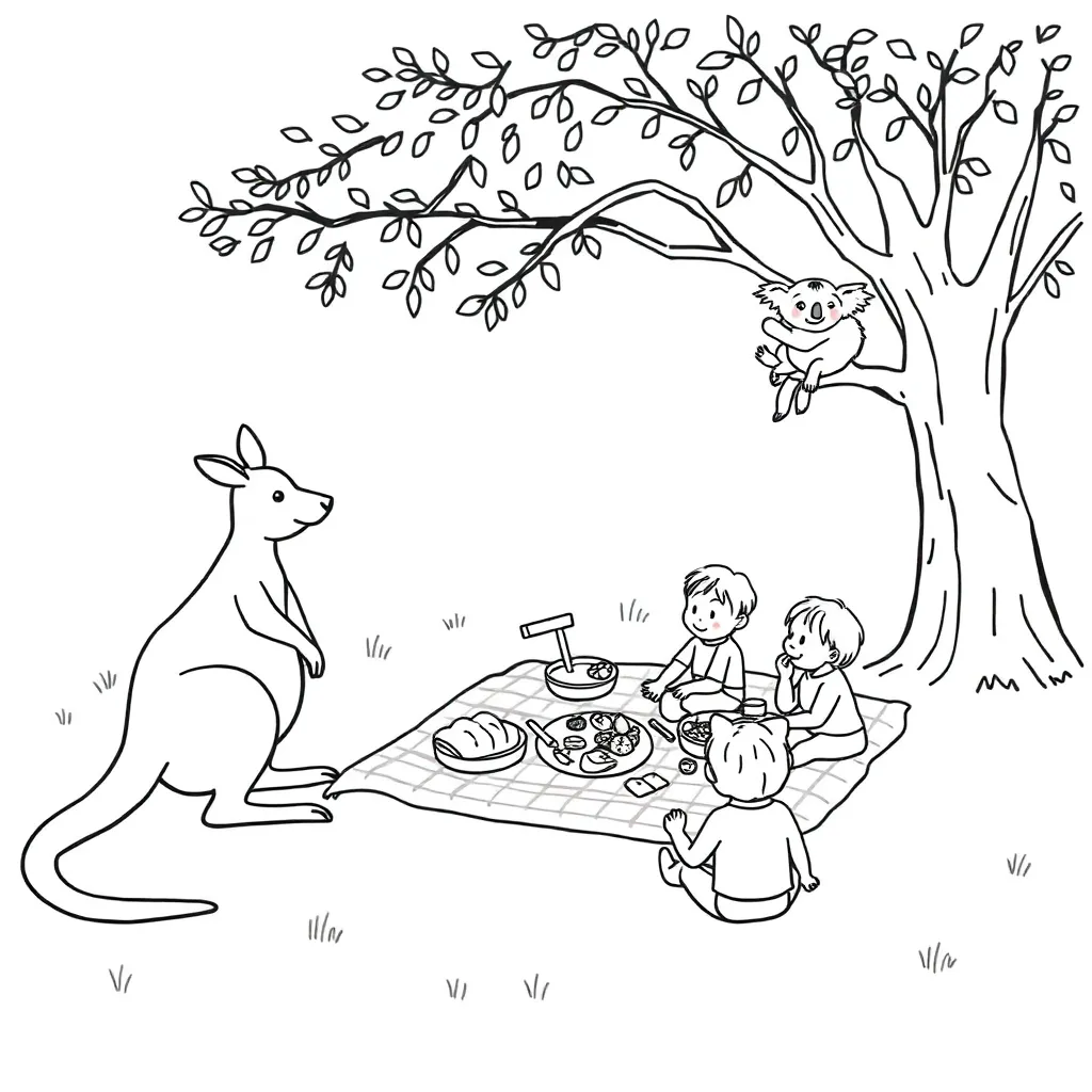 Family sitting together reading