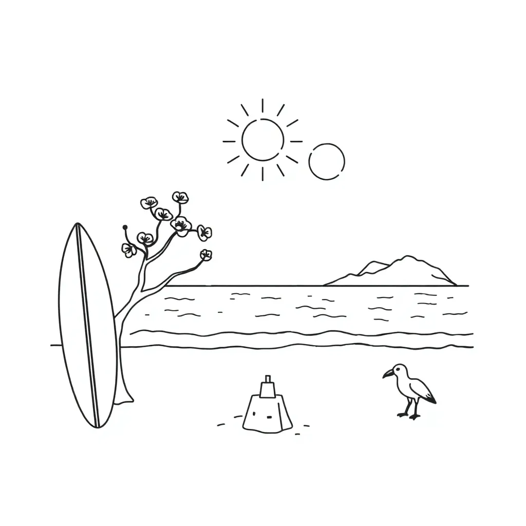 Holiday blog writing illustration