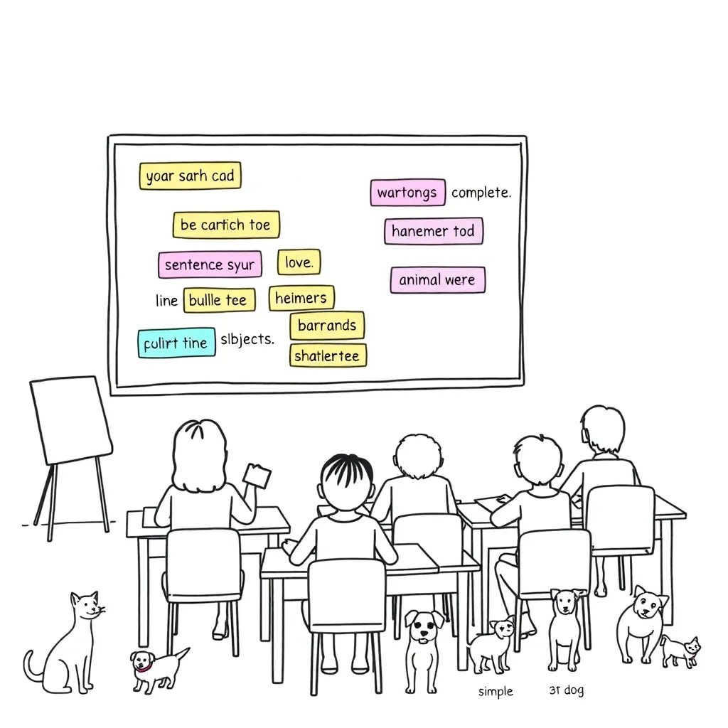Worksheet illustration