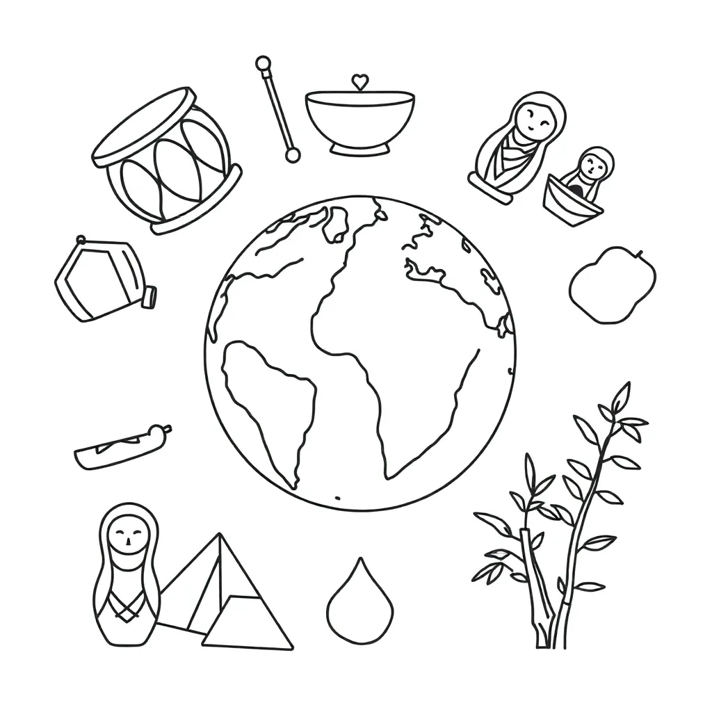 Mathematics worksheet illustration
