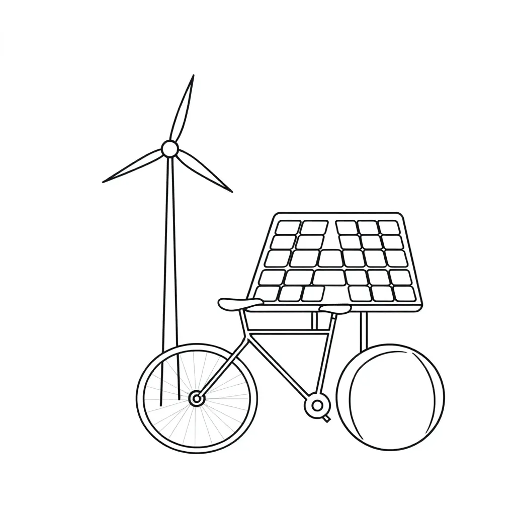 Energy and motion illustration