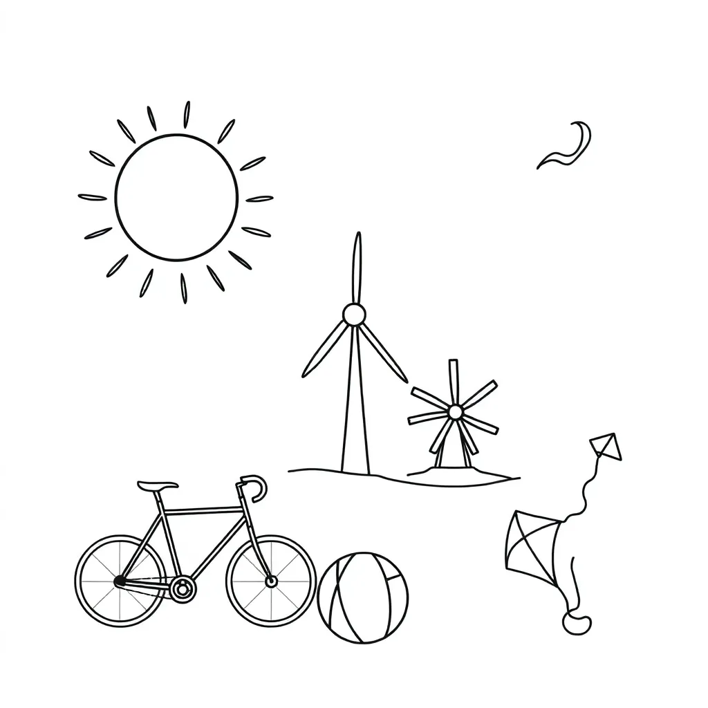 Energy and motion illustration