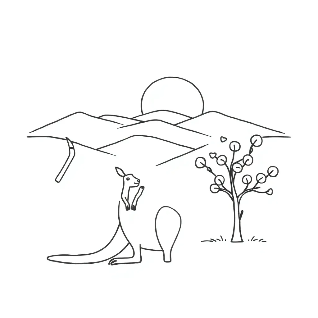 Detective with magnifying glass looking at story characters