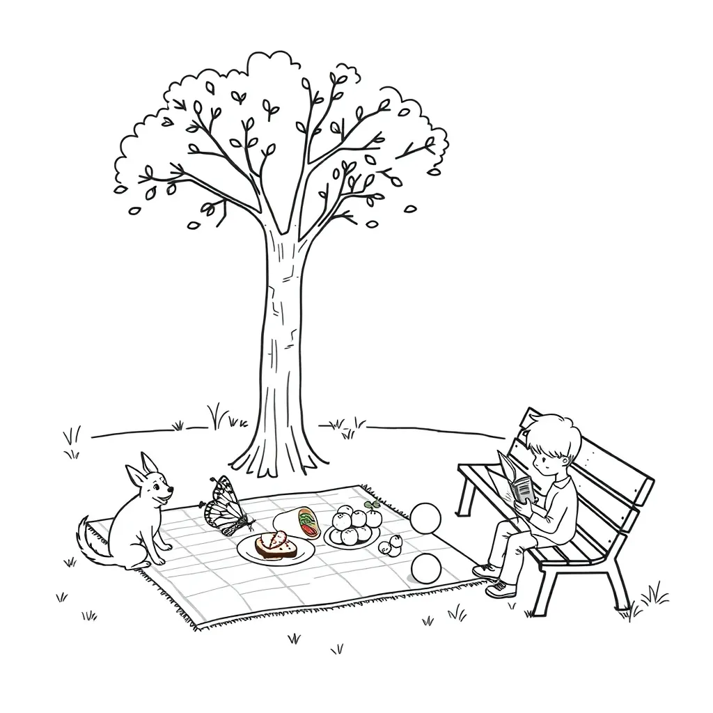 Five senses illustration
