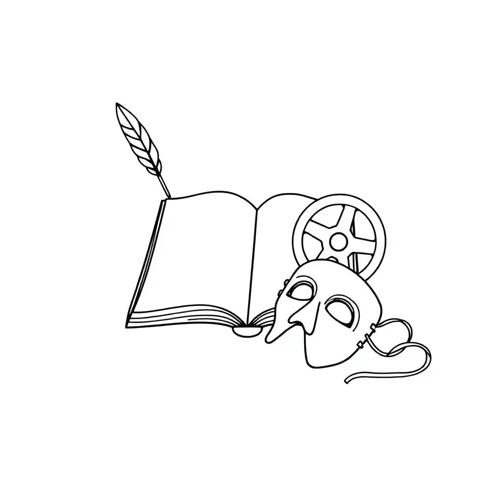 Literary analysis illustration