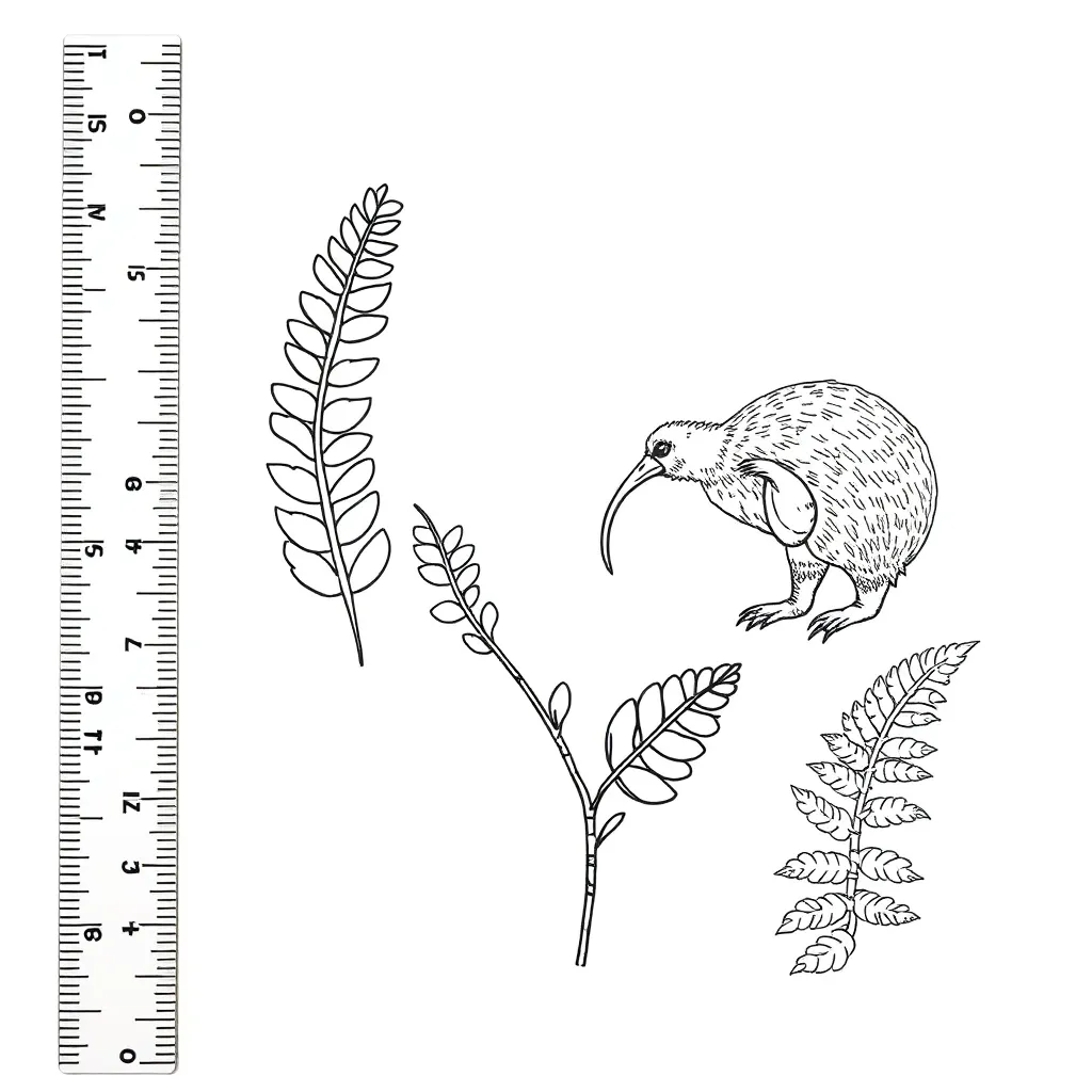 Ruler and measuring tape illustration
