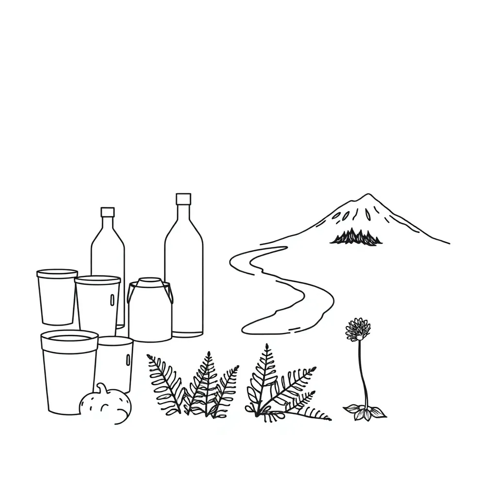 Measuring jugs and containers