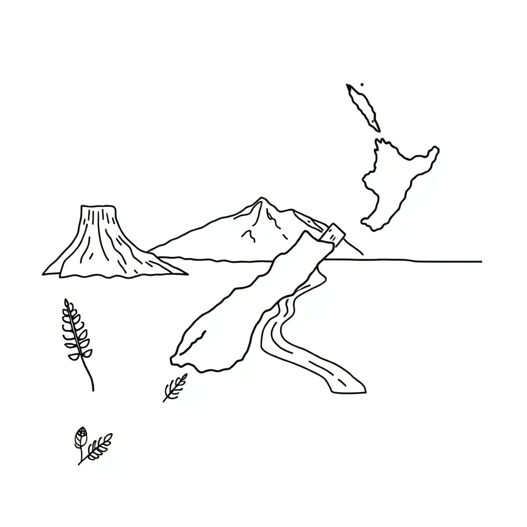 Rock formations and geological layers