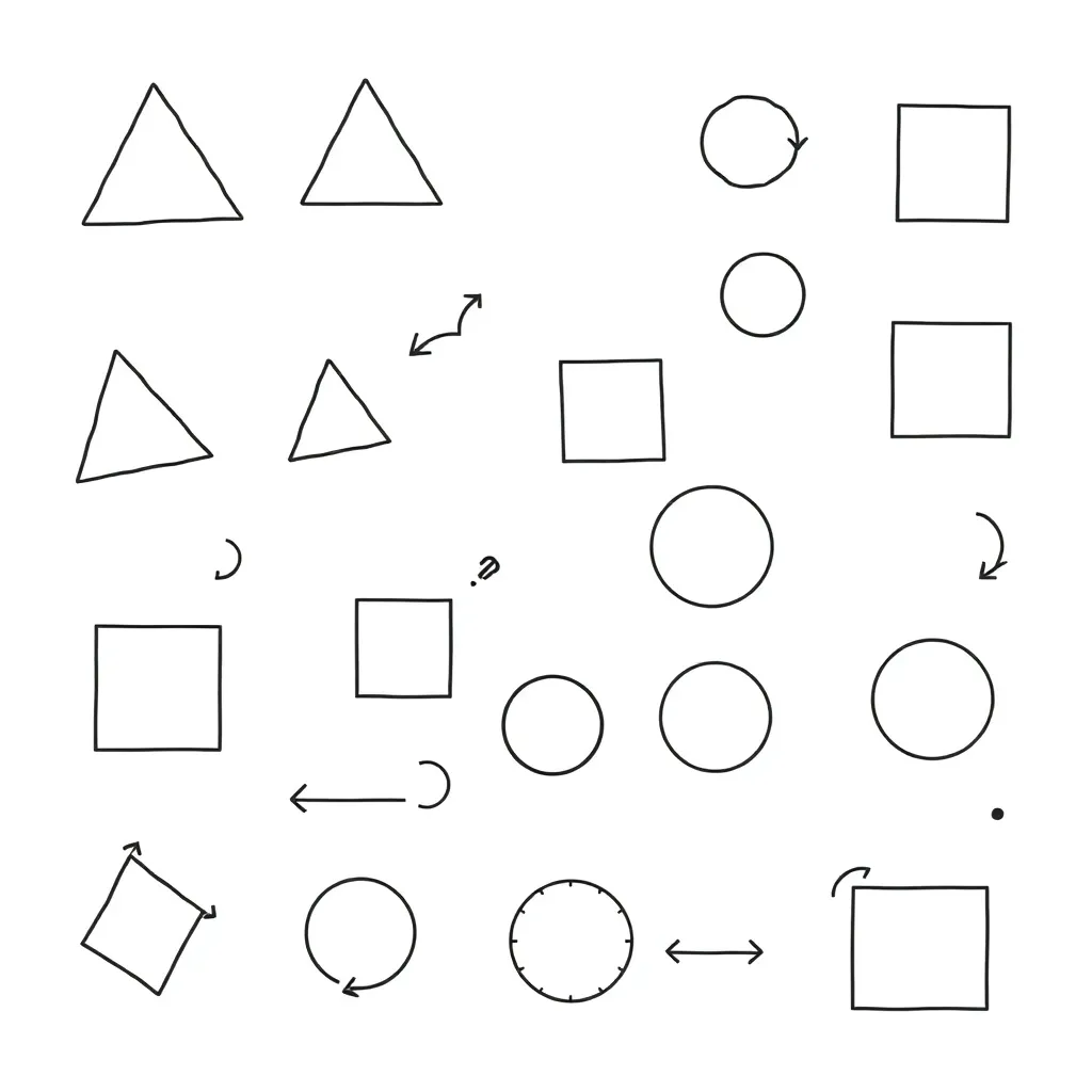 Geometric shapes and transformations