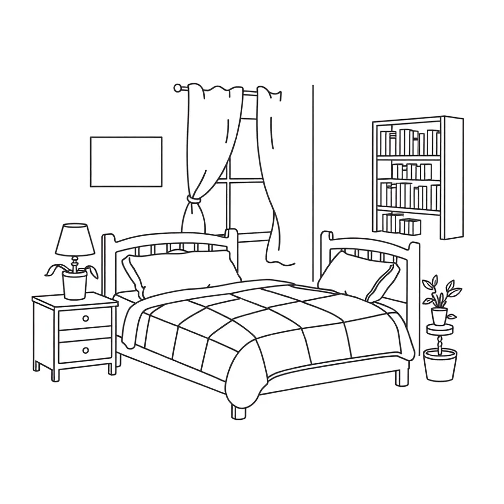 Personal objects in a room