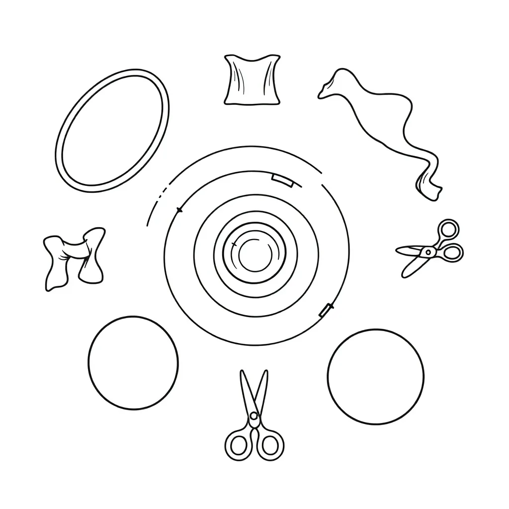 Gravity well demonstration with fabric and balls