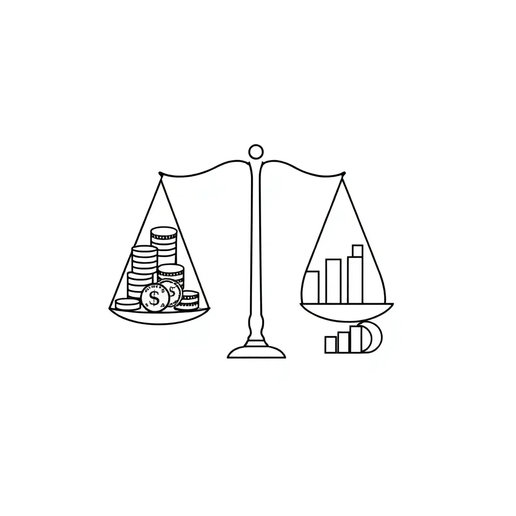 Money and food illustrations