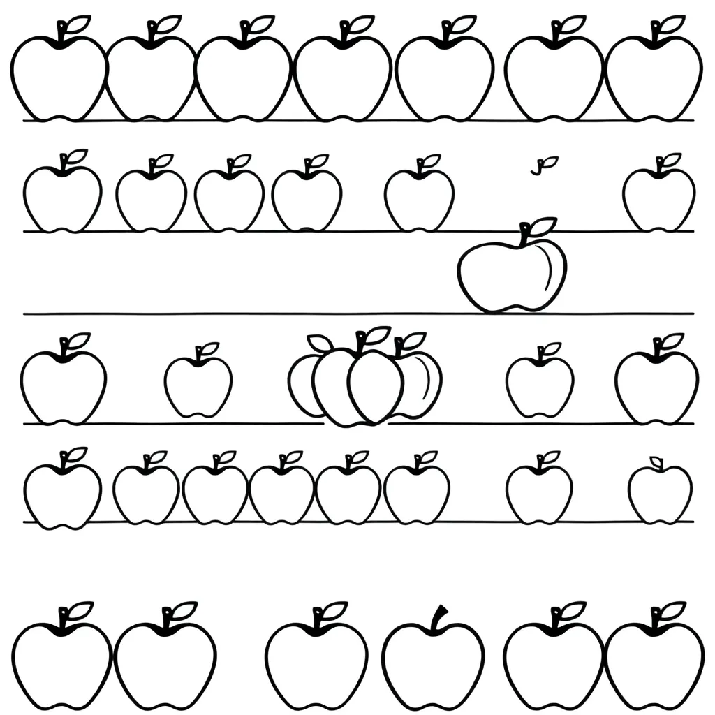 Arrays and equal groups illustration
