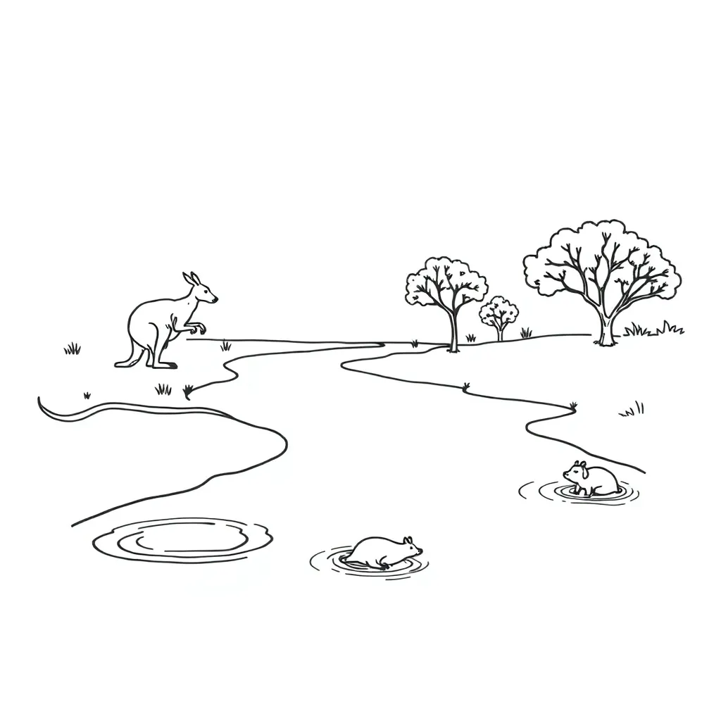 Water cycle diagram