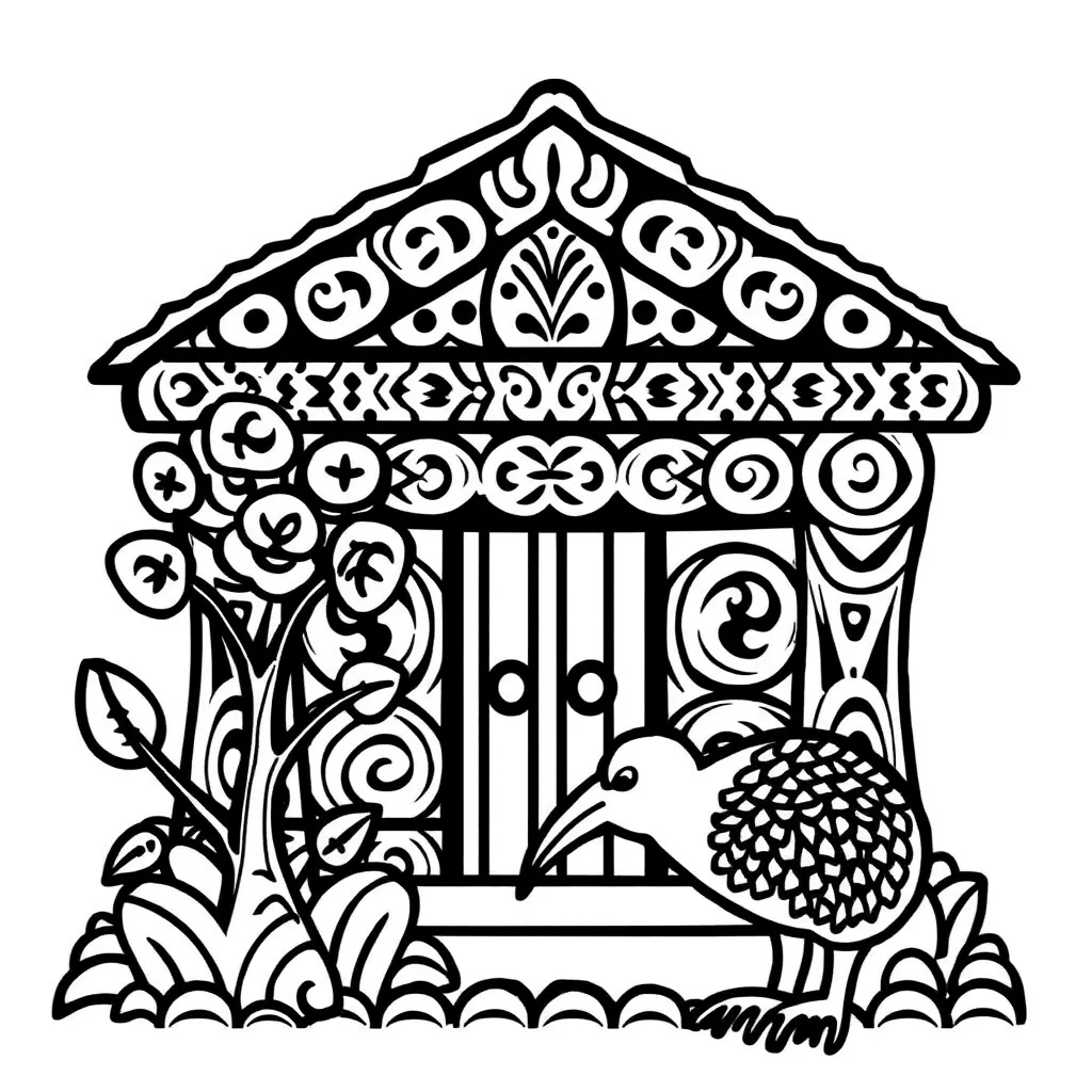 Māori cultural symbols and patterns