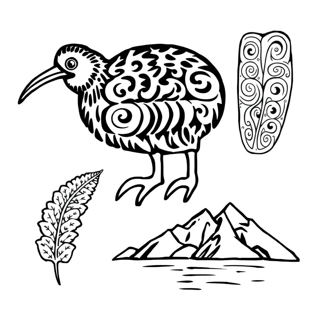 Māori cultural symbols and greetings