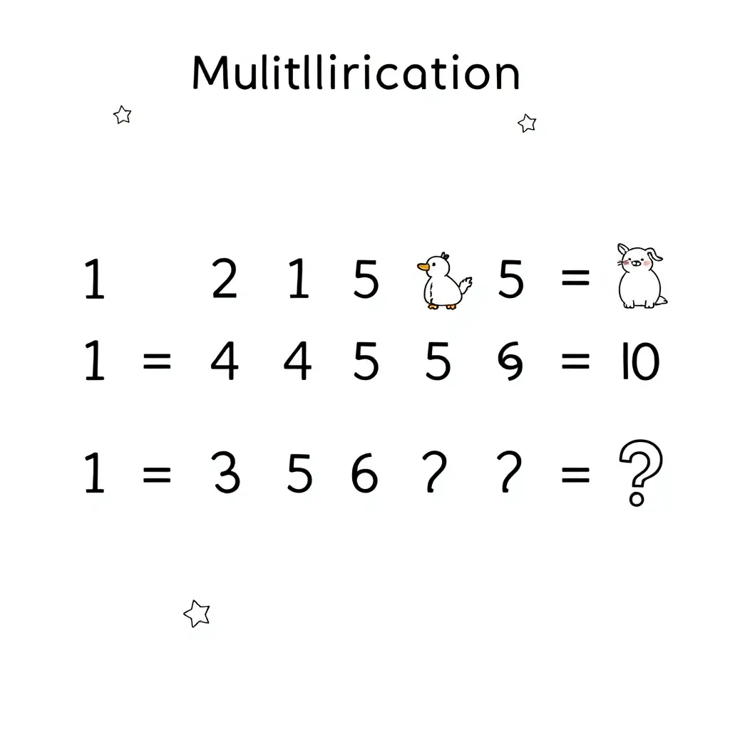 Times tables illustration