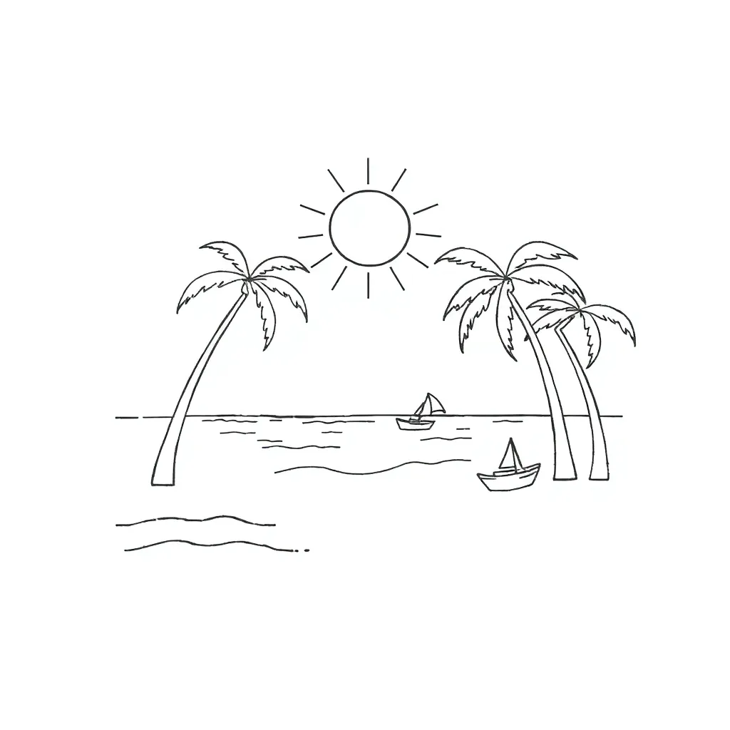 Map of Caribbean islands