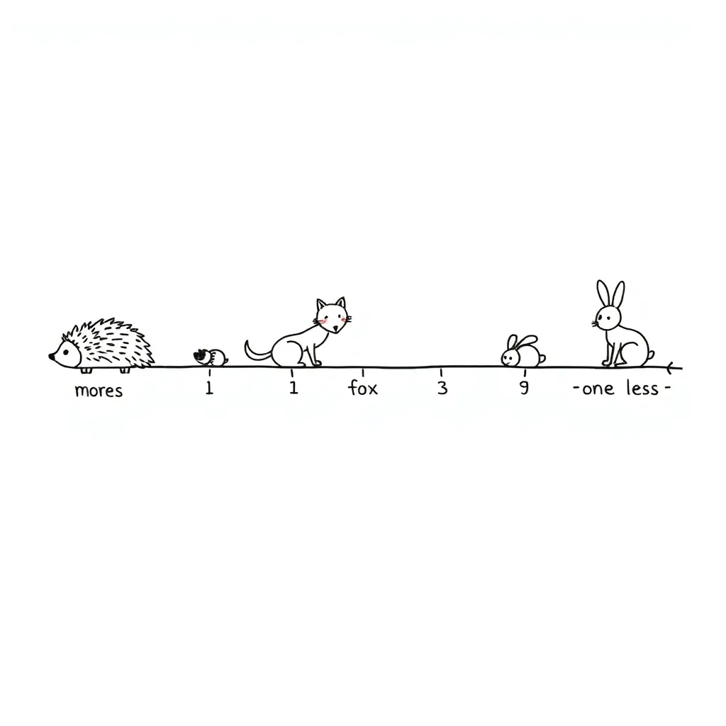 Numbers and letters illustration