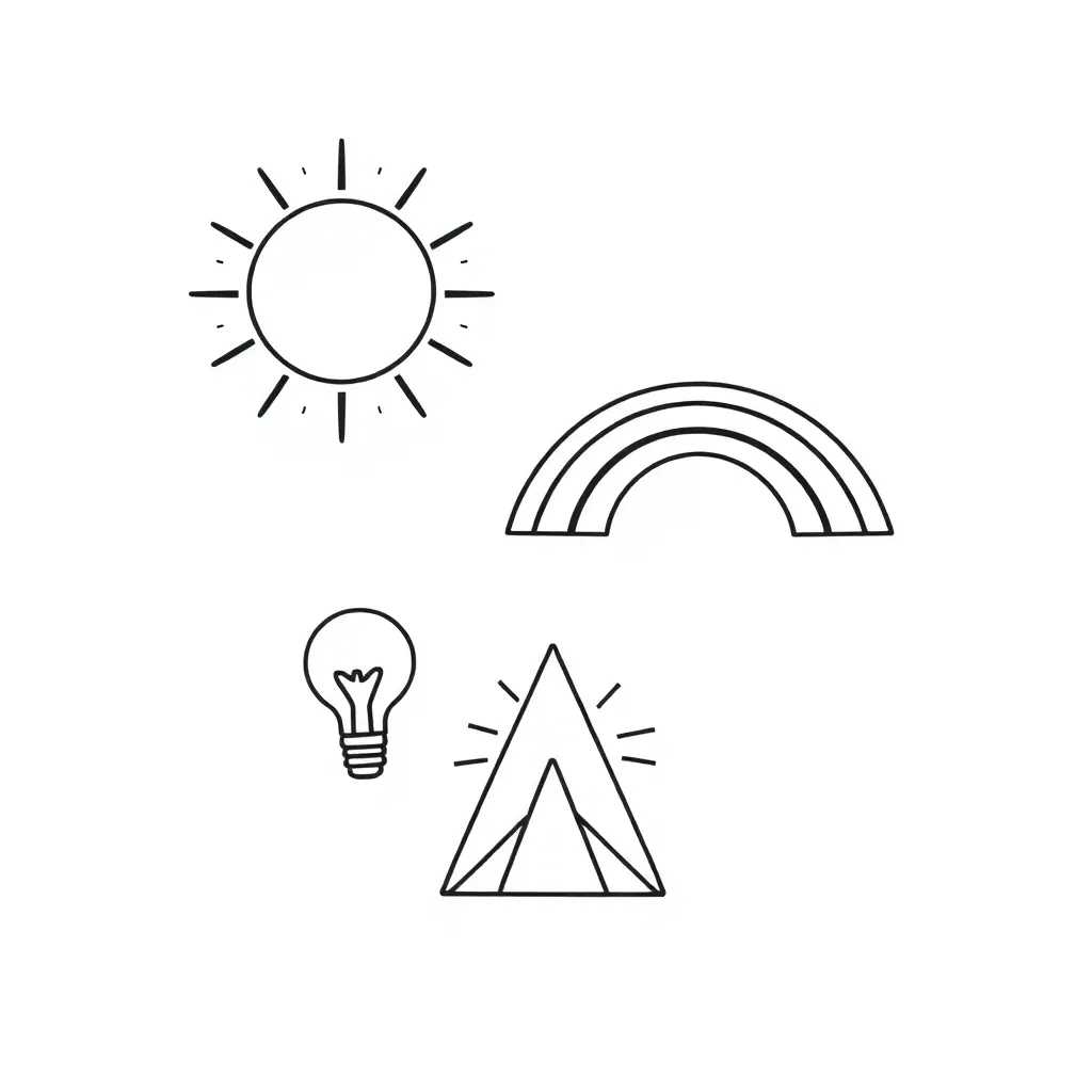 Light rays and reflection diagram