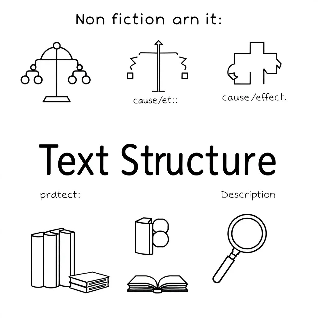 Detective with magnifying glass examining text
