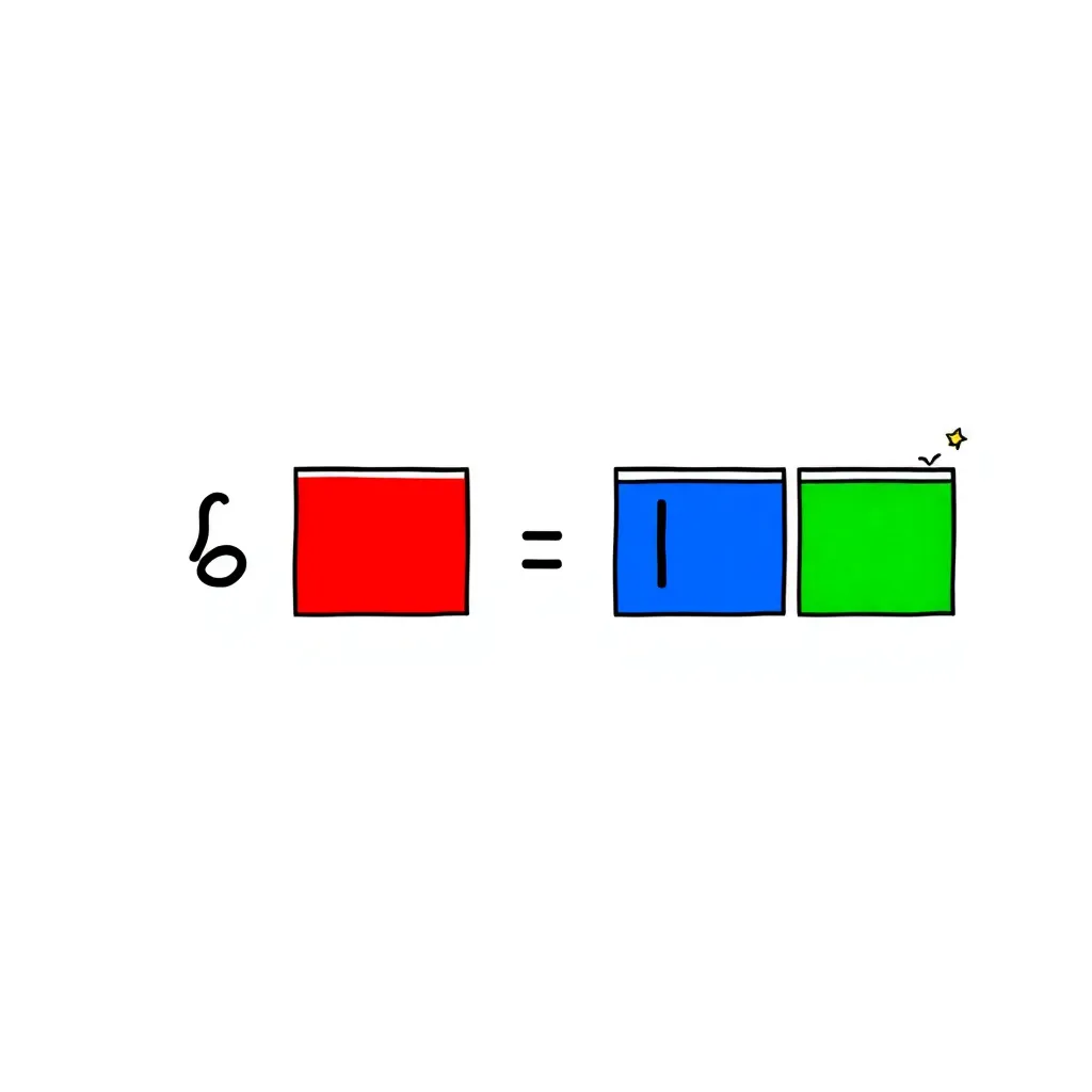 Place value blocks illustration