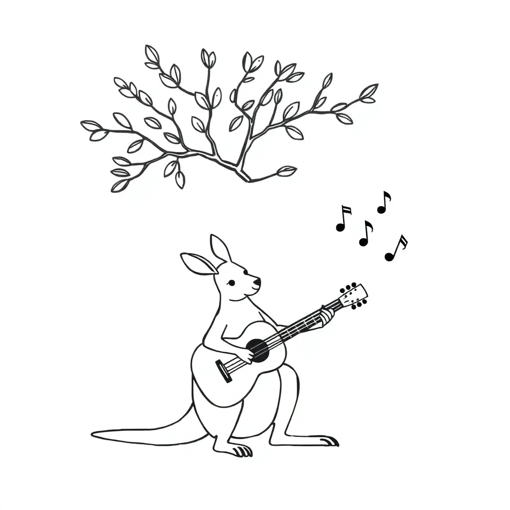 Musical notes and social awareness symbols