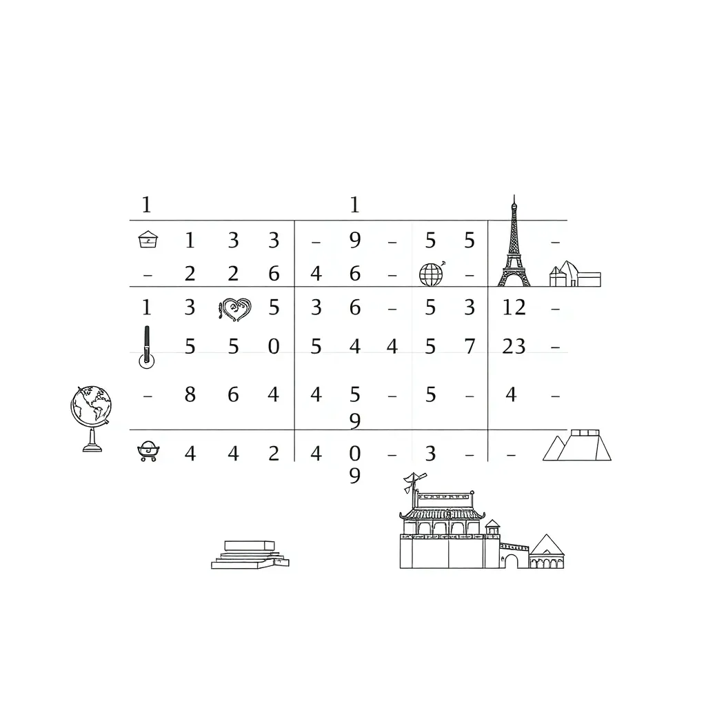 Long multiplication illustration