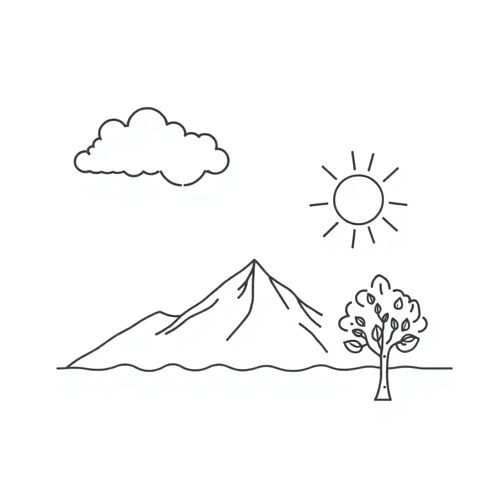 Earth's atmosphere layers illustration
