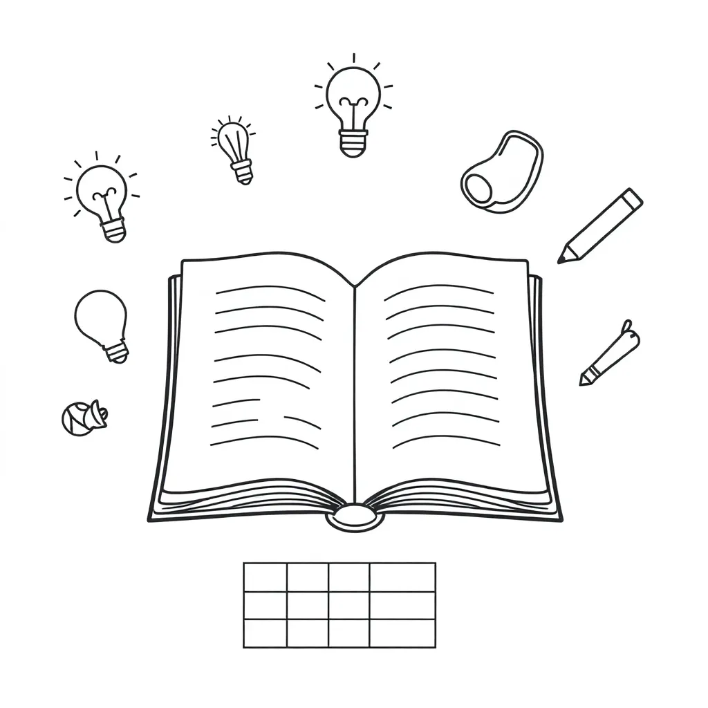 Student reading a book