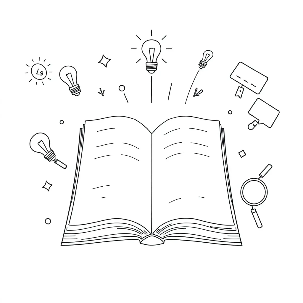 Estudiante leyendo un libro