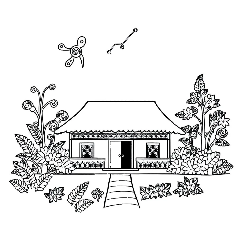 Storybook with characters and settings