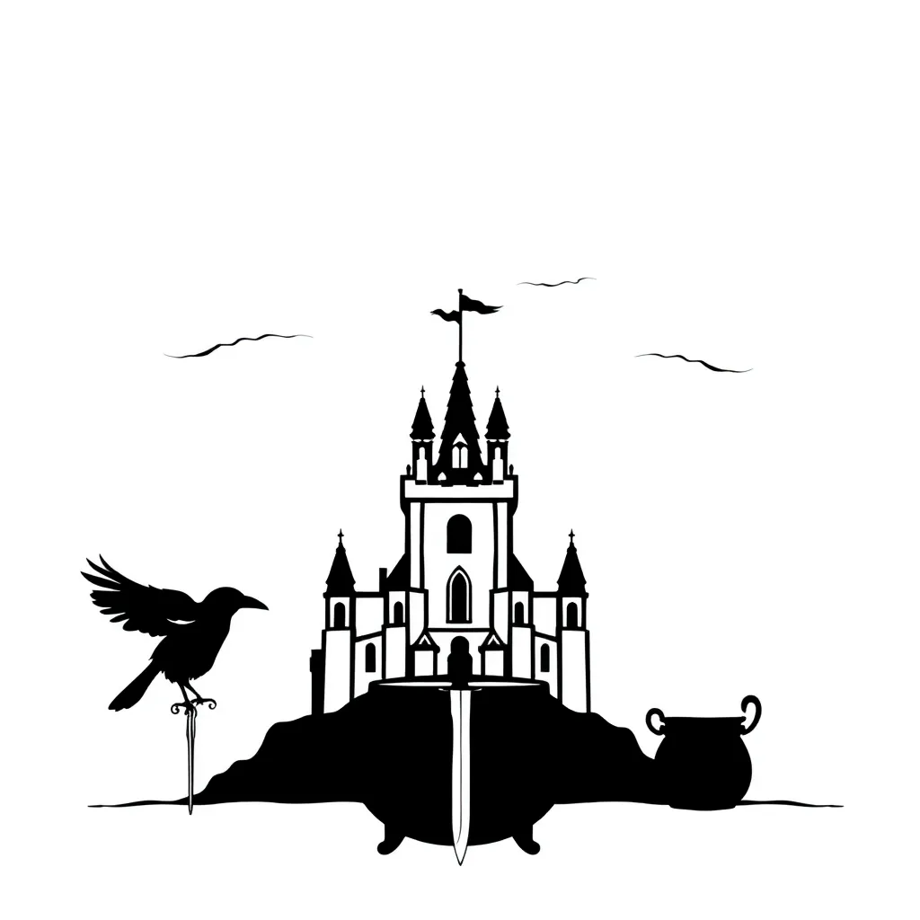 Macbeth castle illustration