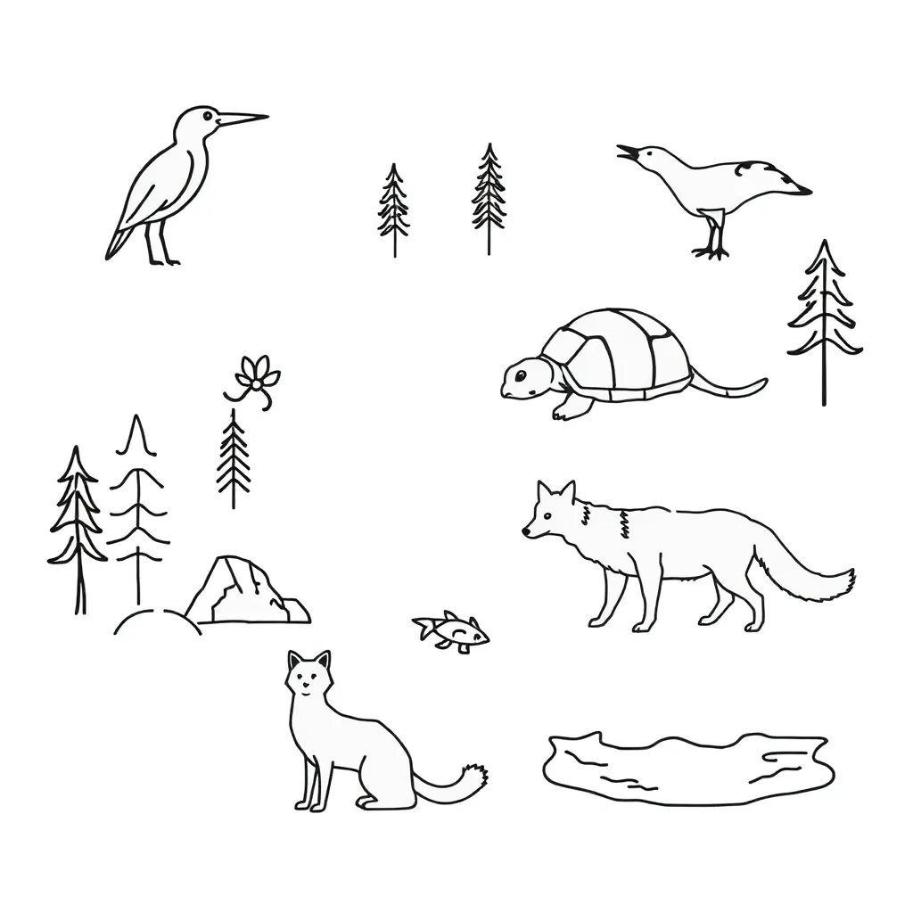 Animals with survival adaptations