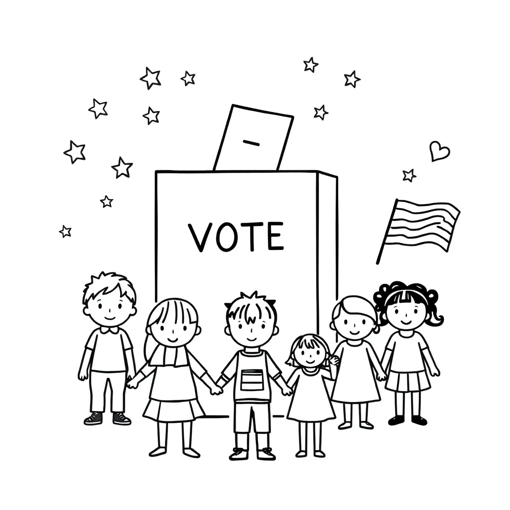 Voting and text features illustration