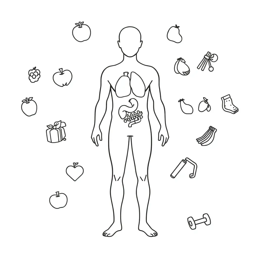 Human body diagram