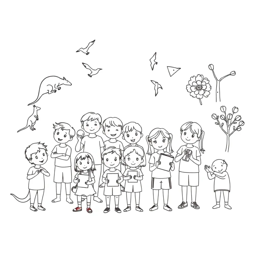 Character creation illustration