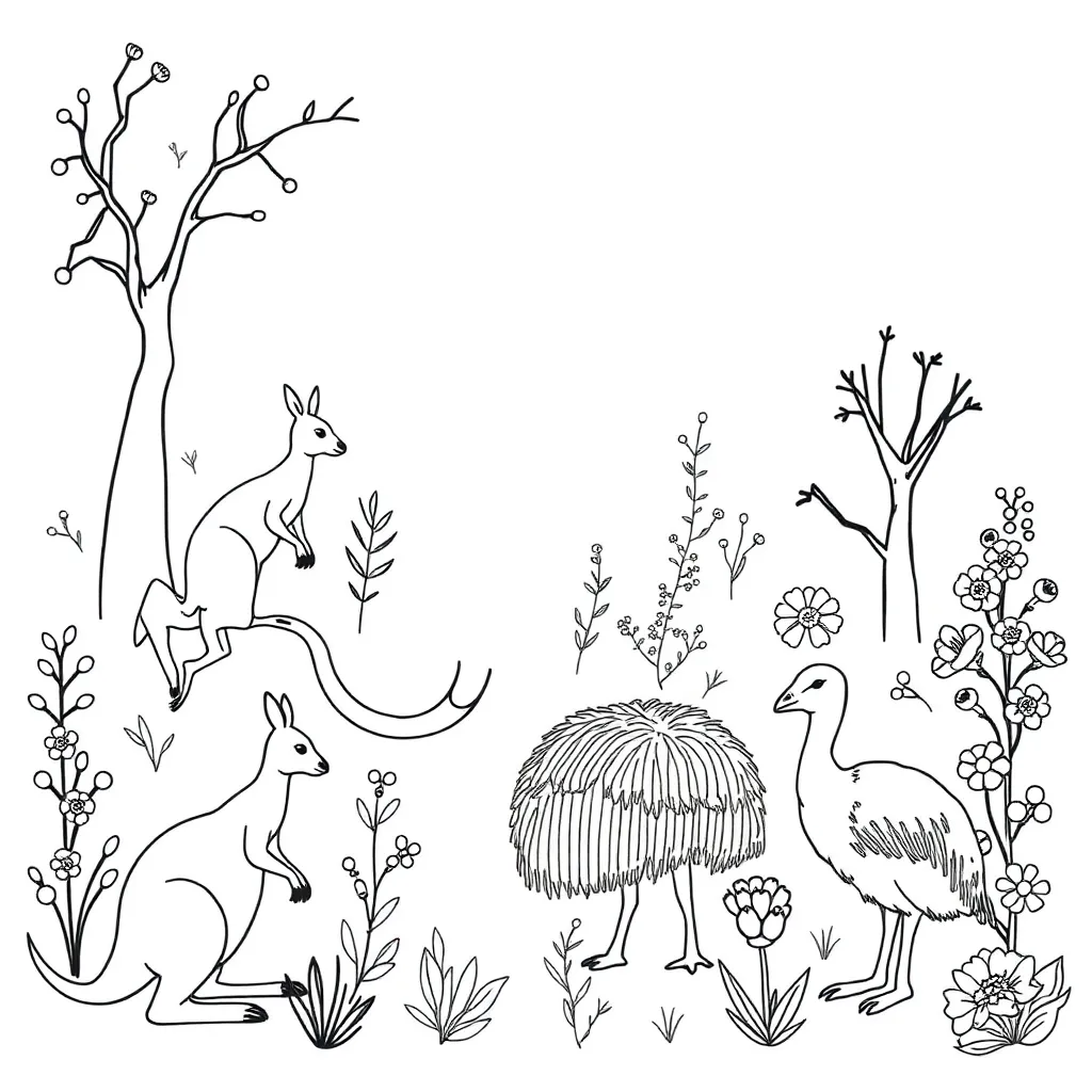 Word parts illustration