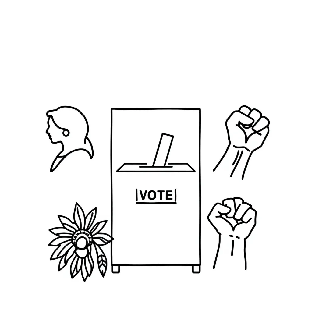 Voting rights illustration