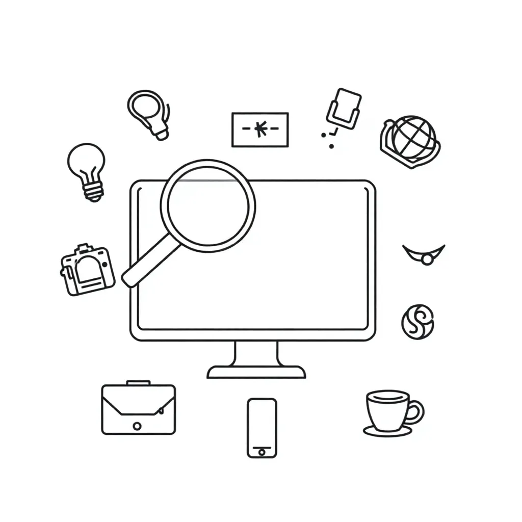 Person using laptop for job search