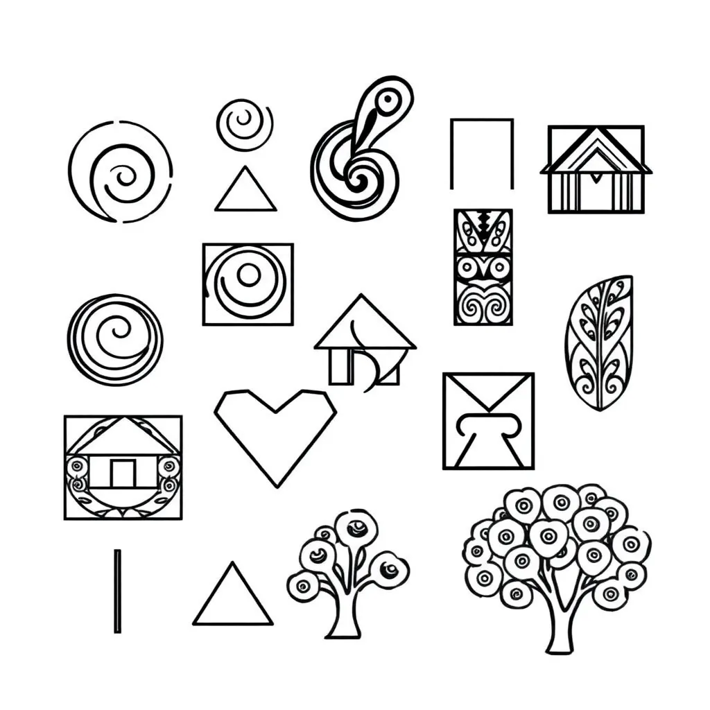 Shapes being flipped, slid and turned