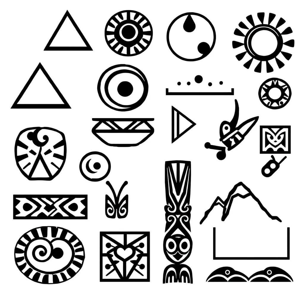 Various 2D and 3D shapes found in everyday environment