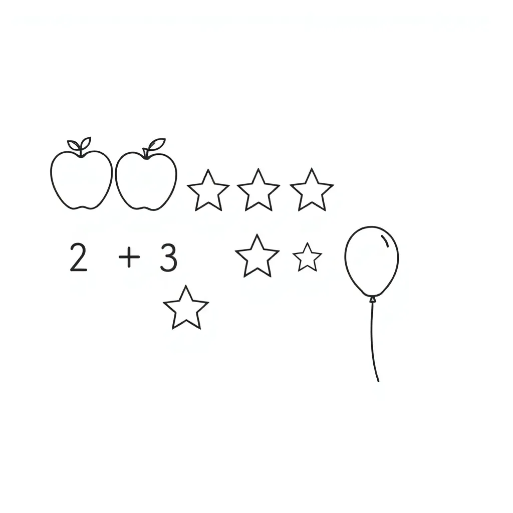 Addition problems illustration