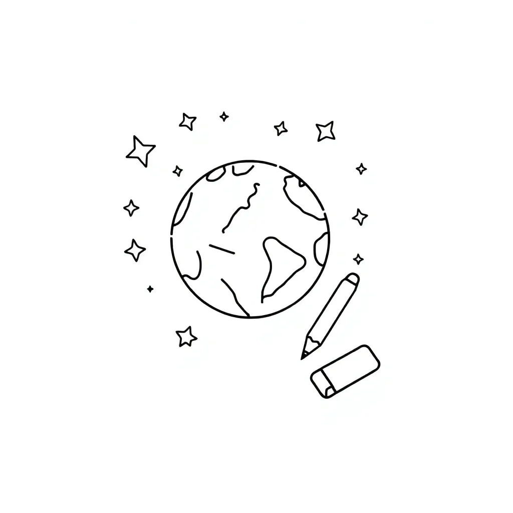 Student editing a planet report