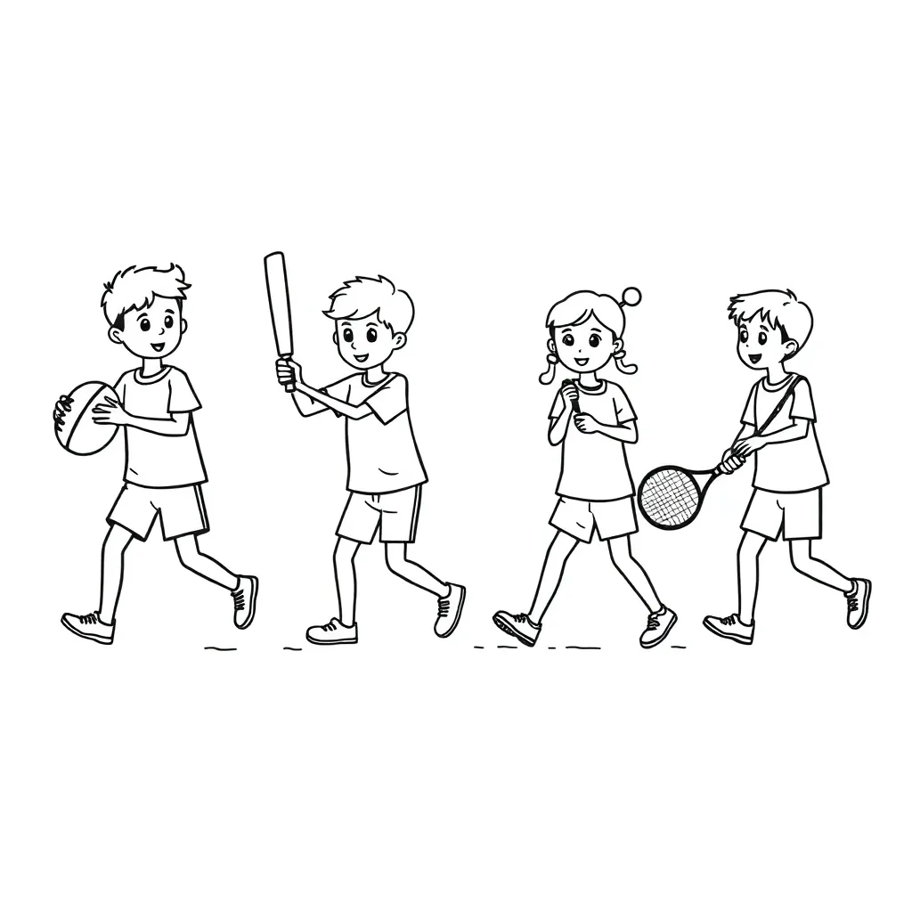Spanish conjunctions worksheet illustration