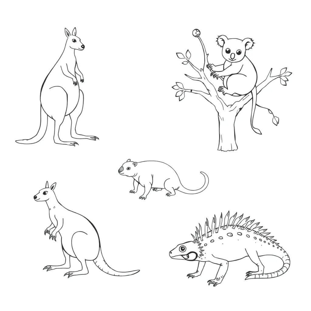 Animals with different adaptations